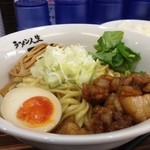 ラーメン人生JET600 - 炙り豚そば＋ご飯セット