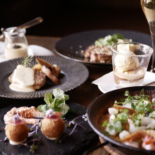 Recommended course where you can enjoy a double main course of meat and fish★Total of 8 dishes 6,500 yen