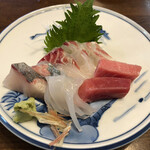 天竹 - 上造り天定食(上造り+天ぷら)上造り天定食(上造り+天ぷら)