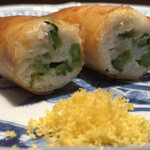 松石 - 春巻　白魚・菜花