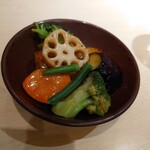 大戸屋 - ミニ野菜の黒酢あん