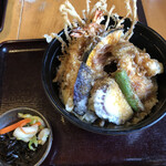 御嶽 - ミニ天丼(上)