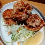 まあまあ屋 - 自家製の唐揚げ。定食のは既製品の冷凍を使用してます。