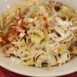 ラーメン二郎 - 白ネギ投下～♪
