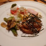 Bistro 和 - 前菜盛り合わせ(ハーフサイズ)640円(税別)=704円(税込) 202303