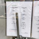 La Brianza - この日のメニュー。メニューは随時変わっていきます
