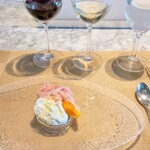 La Brianza - イタリア産ブッラータチーズフランス産黒豚生ハムアップルマンゴーカプレーゼ。ブリアンツァでいただくブッラータチーズ美味しい☆ やっぱり美味しいものはブリアンツァにあるのよ～(*˘︶˘*).｡.:*♡