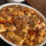 アジア料理 菜心 - 麻婆豆腐定食 山椒が爽やか 挽肉たっぷり