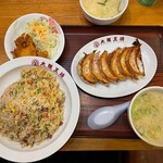 Oosaka Oushou - 炒飯（大盛）＆餃子セット_2023年2月