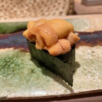 海味 - 浜中の馬糞雲丹の軍艦巻き