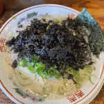 博多ラーメン ぞんたく - 白中盛バカ海苔ハーフ