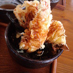 Soba Dokoro Kobushi - Cセットのミニ天丼（2013.6月）