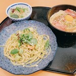 五右衛門 - 2種類のパスタが楽しめます