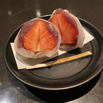 並木橋なかむら - デザート・苺大福