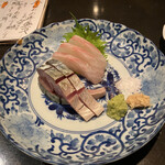 並木橋なかむら - 鯖と鯛のお刺身