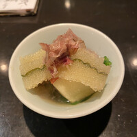 並木橋なかむら - 子持ち昆布、菜の花、土佐浸し