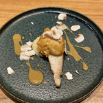 luogo - 鰆　白子　ポルチーニソース