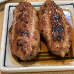 鳥春 - 鳥 焼ツクネ　焼きはしっかりと。軟骨僅少タイプ。