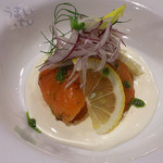 俺のフレンチ - 「サーモンマリネとクリームチーズ」　５０４円