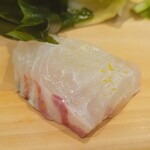 Sushi Towa - 鯛　柚子風味　