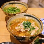 Sakaba Ebisu - 鶏出汁にゅう麺(680円×2)