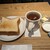 ブレッド&コーヒー イケダヤマ - 料理写真:トーストセット