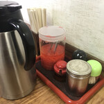 来々軒 清水店 - 調味料達