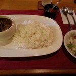 インドカレーロダン - 牛スジインド（由利牛）　900円