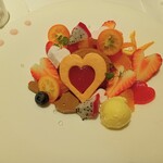 タカノフルーツパーラー - バレンタインプレート