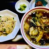 四川乃華 - 五目ラーメン、半チャーハンセット