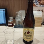 Anchisuteki Tororo Mugimeshi Butamaru - おおっ！瓶ビール♡