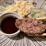 winedining YOSHIHAMA - ハンバーグのアップ…