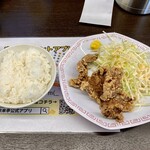 ラーメン来来亭 - レバー唐揚げ定食