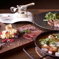 ランチ限定！【選べる乾杯ドリンク付き】ペドロプリンや岩中豚肩ロース、魚介のパエリアなど全6品のコース