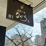 ステーキなぐら - 看板