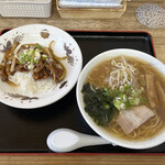 Chuuka Hanten Taihou - ラーメン+焼き肉丼セット