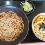 Yudetarou - ミニかつ丼温そば特セット