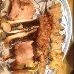 焼鳥 若竹 - かわ、つくね、ねぎま
