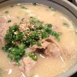 一滴八銭屋 - 白肉うどん。こっちも二日酔いに効いたりして(汗)