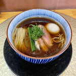 中華蕎麦 鳴神食堂 - 中華蕎麦 地鶏の味玉 トッピング