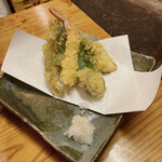 いし井 - 和定食の天ぷら
