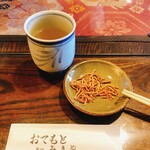 そば処 みきや - お茶とカリカリそば