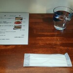 キッチン ブルー グローブ - テーブルセット