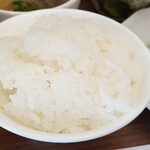 キッチン ブルー グローブ - ご飯大盛りのアップ