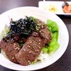 炭火焼肉 エイト - 20230307ハラミ丼・アップ