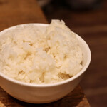 餃子とスパークリング バブルス - だしで炊いた出汁ごはん