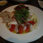 ガリエニ - 真ダコの前菜　鎌倉野菜のサラダと