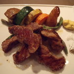 ガリエニ - イベリコ豚のソテー　鎌倉野菜のグリルと