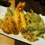 和彩厨房 KATURA - 天使のエビ、活タコの大葉揚