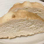 ポポ - しおめろんぱん断面。ふわふわ